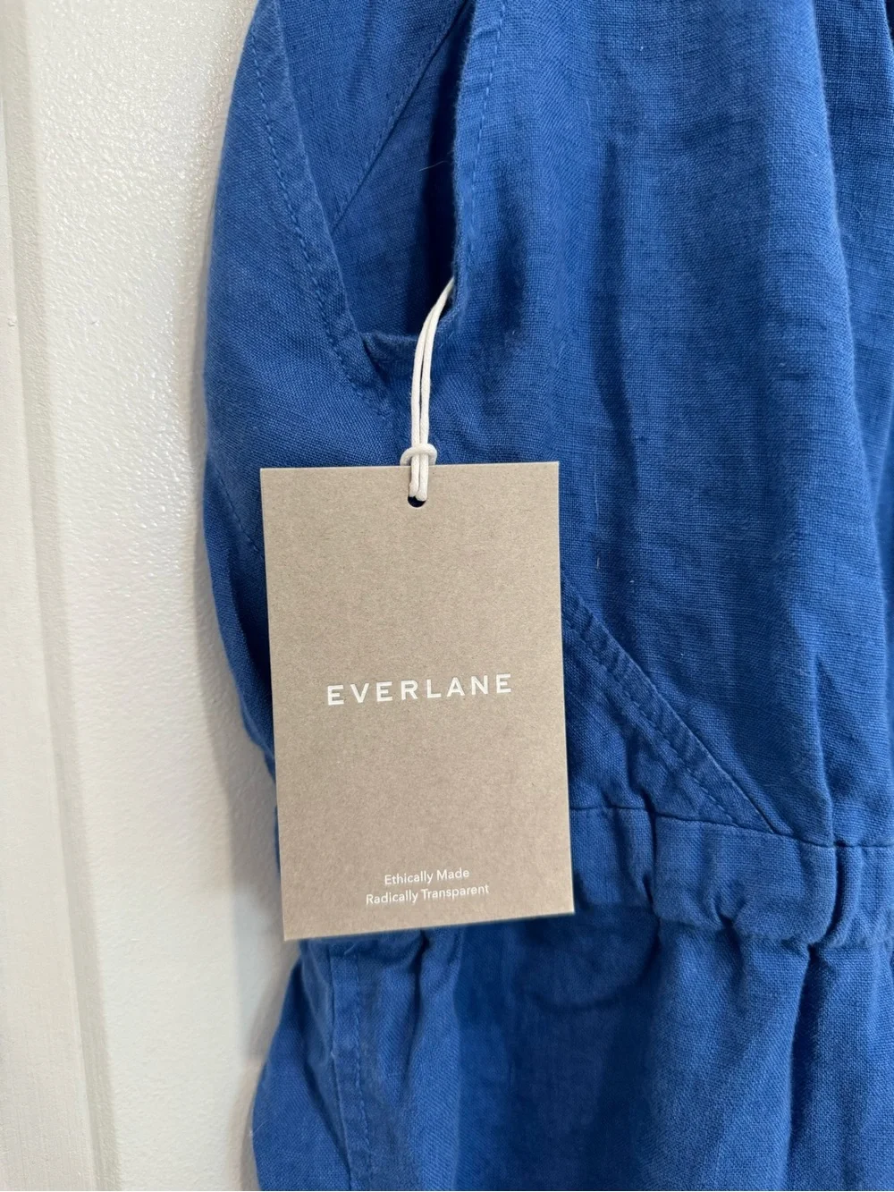 Everlane Linen Shoestring Jumpsuit